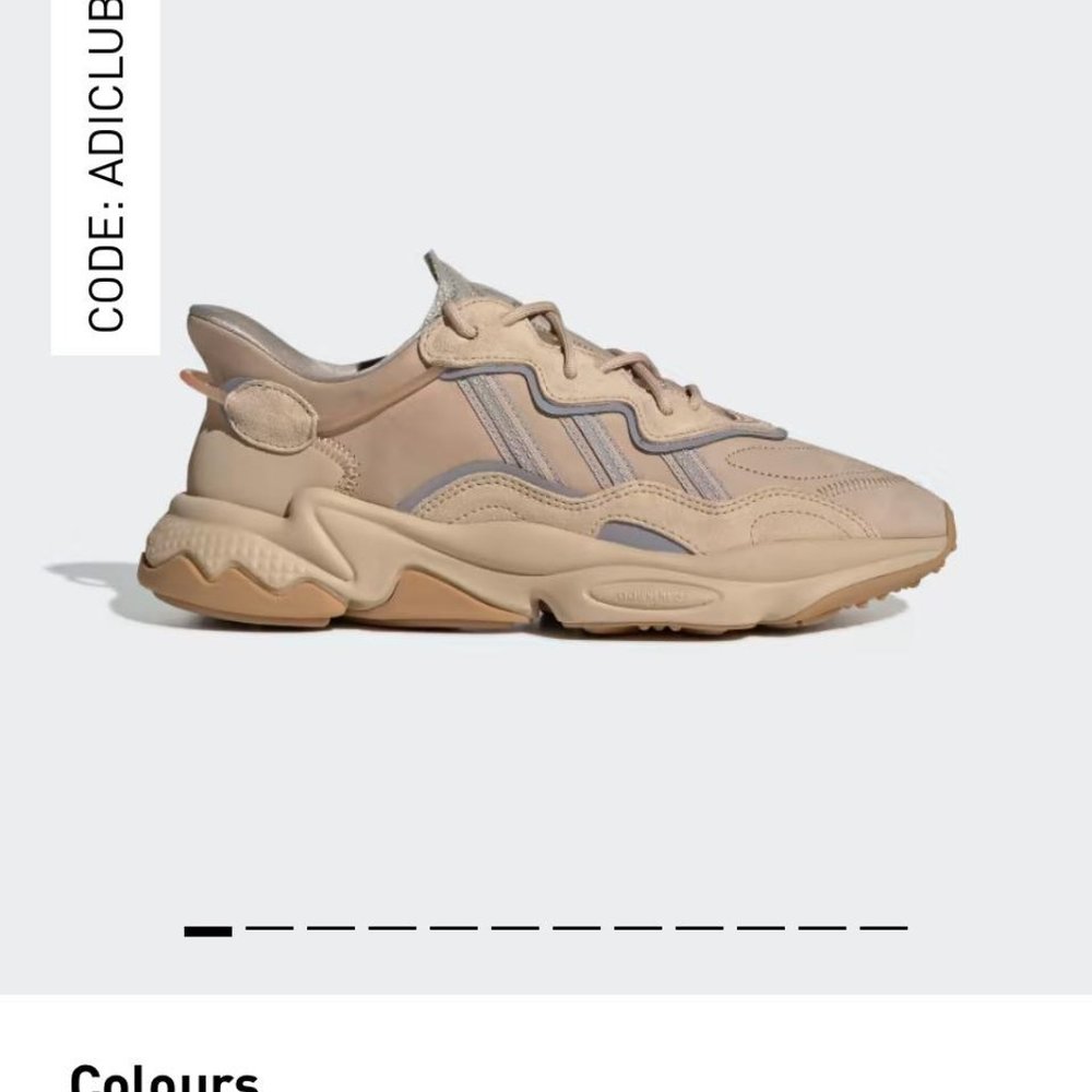 Adidas Ozweego Sneakers - Pale Nude / Light Brown / Solar Red